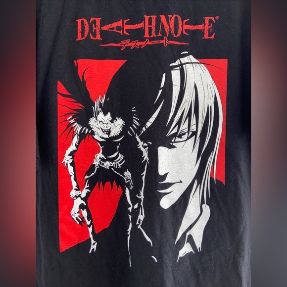 Death Note Anime Tee L Ryuk & Light Yagami UNI​​​ - Picture 2 of 5